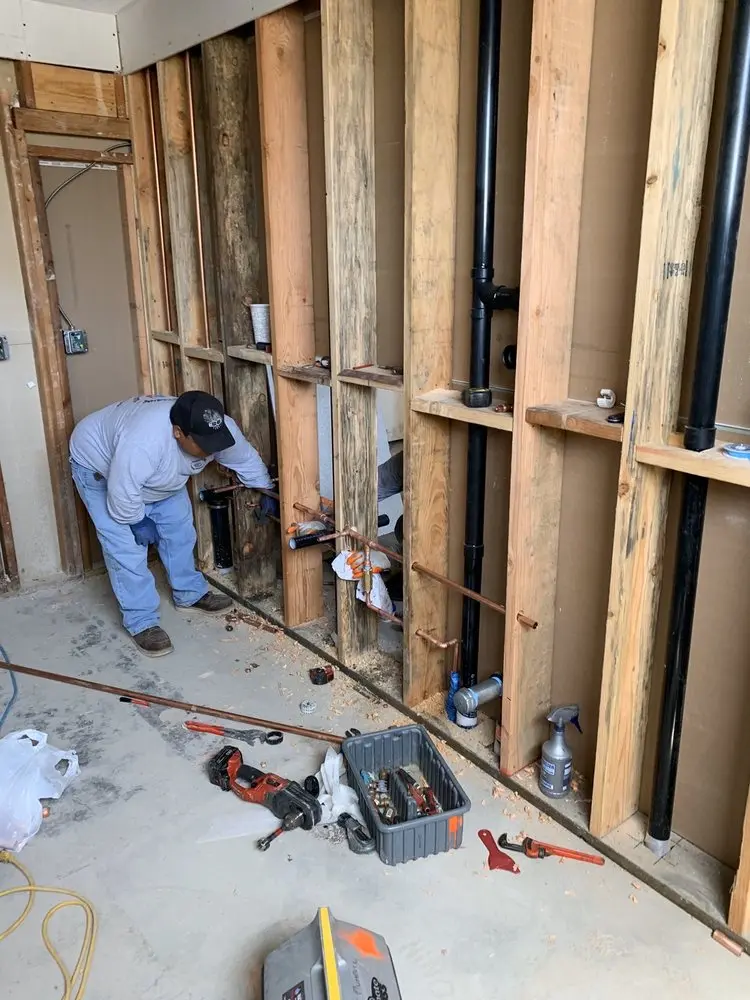 Commercial rough-in plumbing for Water Heater Replacement in Paradise Cove